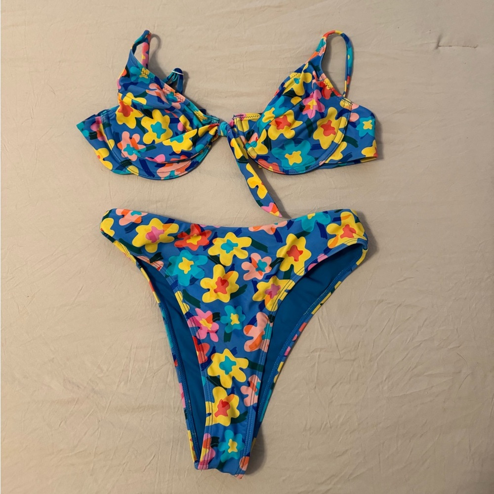 Blackbough Blue Floral Bikini